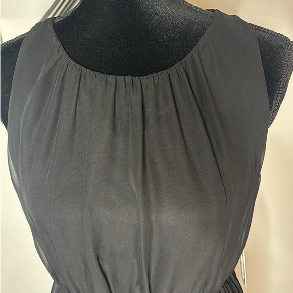 Black Hi-Lo CHARMING CHARLIE Sheer Dress, size M - Picture 4 of 11